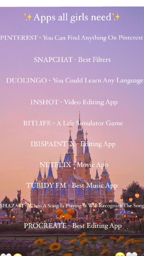 Asthetic Apps Every Girl Needs, Music Editing Apps, Girly Apps To Download, Apps Teen Girls Need, Must Have Apps For Girls Iphone, Free Apps You Need On Your Phone, Apps Every Teenage Girl Needs, Apps To Download On Your Phone, Apps Girls Need