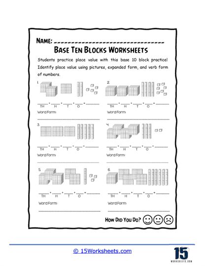 Base 10 Blocks, Holiday Science, Kindergarten Social Studies, Base Ten Blocks, Verb Forms, Expanded Form, Word Form, Base Ten, Ten Frames