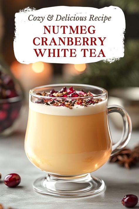 Nutmeg Cranberry White Tea Recipe – A Unique, Spiced Blend White Tea Recipe, Christmas Tea Recipe, Winter Tea Recipe, Jasmine Milk Tea Recipe, Moroccan Mint Tea Recipe, Milk Thistle Tea, Mint Tea Recipe, Cranberry Tea, Tea Blends Recipes