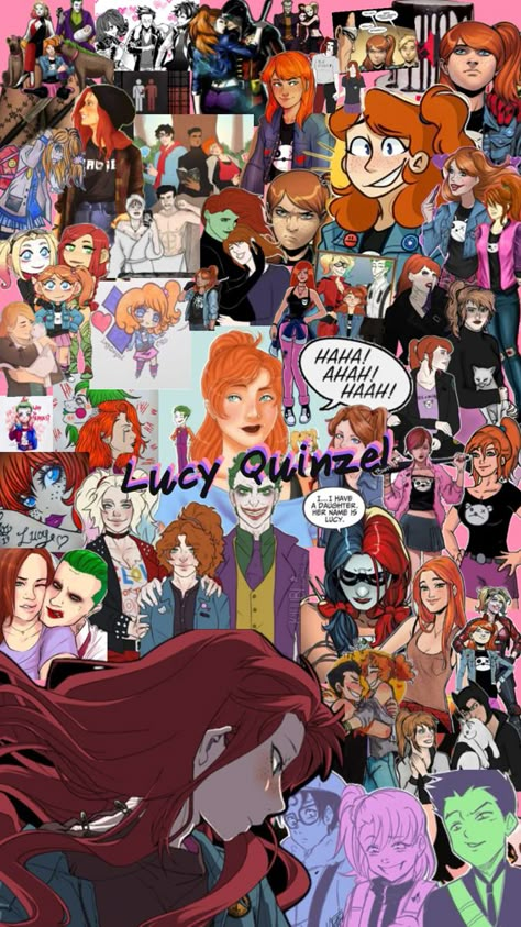 Lucy Quinzel, Jon Kent, Harley Quinn Art, Harley Quinn, Batman, Marvel, Collage