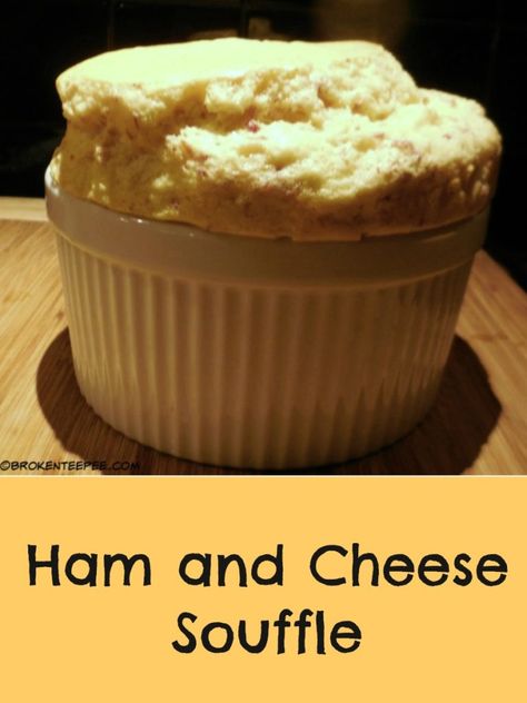 Ham and Cheese Souffle Recipe - A Leftovers Recipe Cheese Souffle Recipe, Cheese Souffle Recipes, Egg Casseroles, Ham Leftovers, Corn Souffle, Souffle Recipe, Cheese Souffle, Souffle Recipes, Souffle Dish