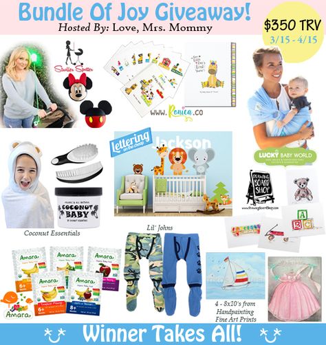 Nanny to Mommy: Bundle of Joy Giveaway! $350 in Prizes! Giveaway Ends 4/15 Baby Gift Packs, Baby Giveaways, Win Free Stuff, Contests Sweepstakes, Board Shop, Sweepstakes Giveaways, Baby Weight, Bundle Of Joy, After Baby