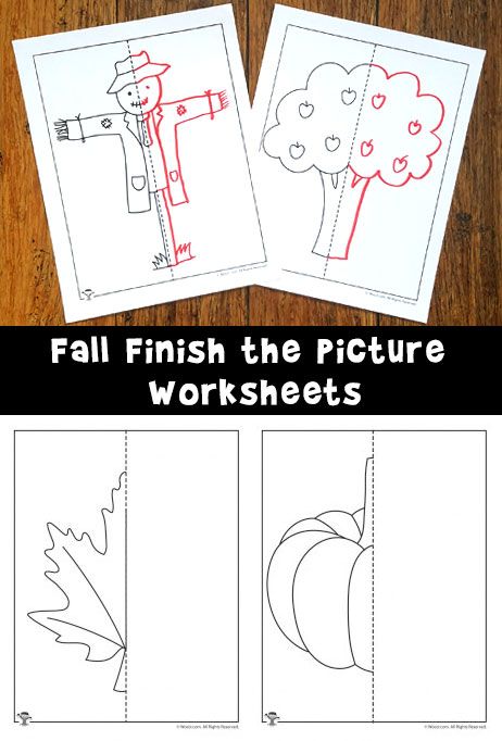 A new fall themed set of finish the drawing symmetry printable worksheets for kids. Symetry Drawings For Kids, Symmetry Worksheets Grade 1, Finish The Picture For Kids, Finish The Picture Printable, Fall Activities For Kids Elementary, Symetry Drawings, Symmetry Drawing For Kids, Finish The Picture Drawing, Grid Coloring Pages