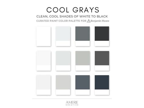 Gray Benjamin Moore Paint, Color Palette Modern, Neutral Colour Scheme, Benjamin Moore White, Neutral Paint Color, Colour Consultant, Paint Colors Benjamin Moore, Benjamin Moore Colors, Paint Color Palettes