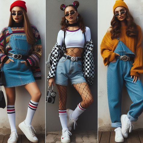 80 90s Fashion, 90s Theme Party Outfit Women Hip Hop, 90s Birthday Outfit Ideas, 90 Style Outfits 90s Fashion Women, Modern 90s Outfits, 90s Fashion Outfits 1990s Style Baggy, 80 Outfits Ideas 80s Fashion, Retro Night Outfit, 90s Theme Costume