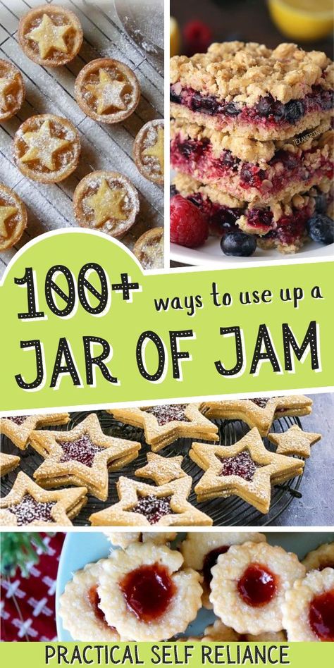 Recipes Using Cherry Jam, Easy Jam And Jelly Recipes, Uses For Blueberry Jam, Jam Breakfast Ideas, Recipes With Apple Jelly, Leftover Jelly Recipes, Recipes Using Strawberry Preserves, Recipes With Strawberry Preserves, Recipes Using Apple Jelly