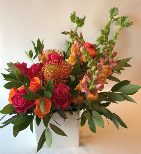 Gallery | Luna Vinca Thanksgiving Flower Centerpieces, Red Orchid, Thanksgiving Flowers, Small Flower Arrangements, Altar Flowers, Large Flower Arrangements, Greenery Arrangements, Modern Wedding Flowers, Fall Floral Arrangements