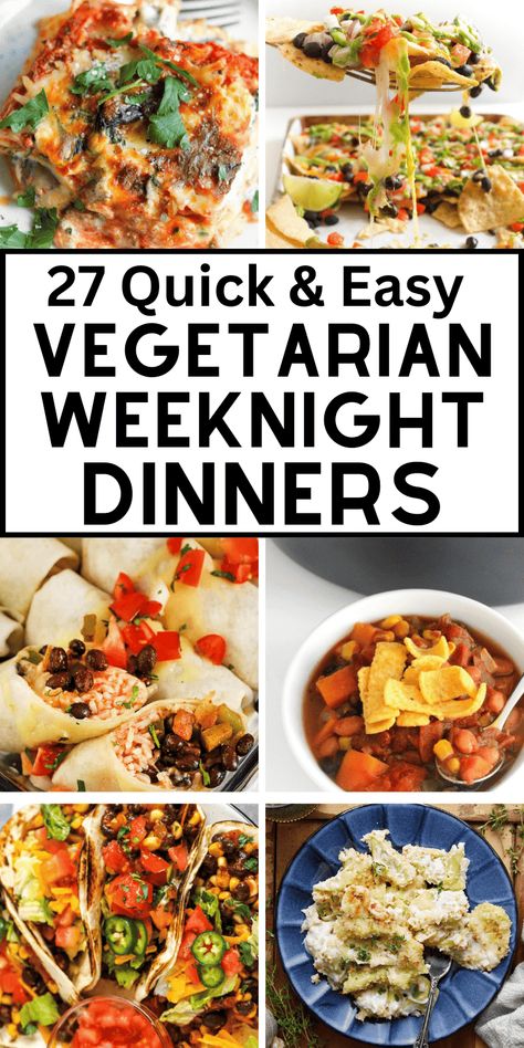 Easy vegetarian dinner recipes for family meals. These meatless dinners are quick and easy vegetarian dinner recipes for family, kid friendly dinners vegetarian, quick and easy dinner recipes for family healthy vegetarian, easy family friendly vegetarian meals, weekday dinner ideas easy vegetarian, vegetarian recipes dinner easy main dishes, kid friendly vegetarian dinners for picky eaters, easy weeknight dinners vegetarian simple, vegaterian dinner recipes easy, no meat dinners meatless meals. Easy Family Meals Vegetarian, Veggie Dinner Recipes For Family, Vegetarian Recipes Dinner Family, Fast Meatless Dinner, East Vegetarian Dinners Easy, Easy Meatless Dinner Recipes For Family, Healthy Weeknight Dinners Vegetarian, Easy Family Vegetarian Dinners, Vegetarian Meals For Meat Eaters