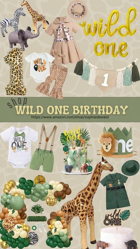 Wild One First Birthday Party, Safari First Birthday Theme, First Birthday Party Theme Ideas, Boy First Birthday, Girl First Birthday, Jungle First Birthday, Wild One Birthday Theme Decor #firstbirthday #partydecor #1stbirthdaypartytheme Wild One Birthday Theme, First Birthday Party Theme Ideas, One Birthday Theme, Jungle First Birthday, Birthday Party Safari, First Birthday Wild One, Wild One First Birthday Party, Safari First Birthday, Birthday Party Theme Ideas