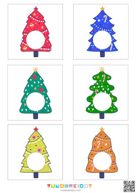 Printable Christmas Tree Color Match Activity for Toddlers Printable Christmas Tree, Tree Activity, Home Preschool, Christmas Learning, Activity For Toddlers, Toddler Homeschool, Toddler Art Projects, Christmas Play, Kindergarten Lessons