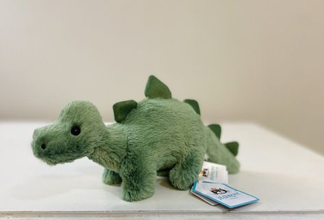 Jellycat mini fossily stegosaurus dinosaur New w/ Tags  | eBay Plush Dinosaur, Jellycat Toys, Dinosaur Plush, Prehistoric Creatures, Art Toy, A Fan, Soft Toy, A Smile, Ebay Store