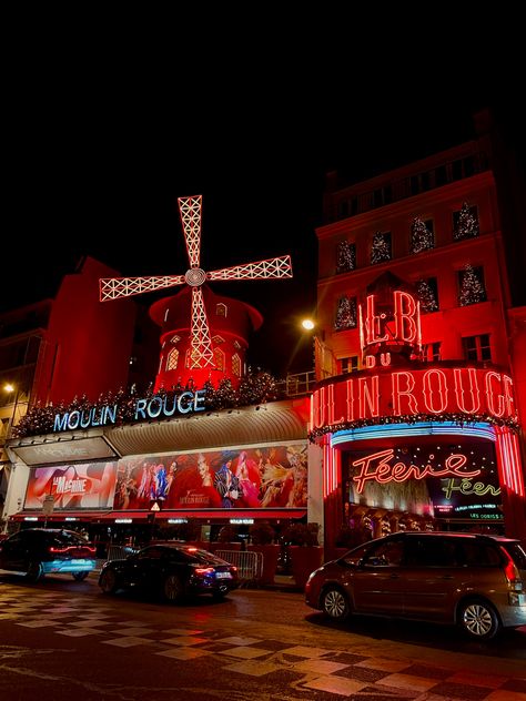 Moulin rouge, Paris, France Moulin Rouge France, Moulin Rouge Theme Party, Moulin Rouge Aesthetic, Moulan Rouge, Dark Feminity, Paris Moulin Rouge, Moulin Rogue, Paris In October, Moulin Rouge Paris