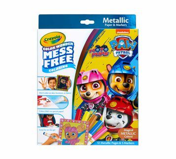 Color Wonder Mess Free Metallic Paw Patrol Coloring Pages & Markers Tractor Coloring Pages, Coloring Set, Paw Patrol Characters, Paw Patrol Coloring, Color Wonder, Paw Patrol Coloring Pages, Confidence Kids, Coloring Art, Wonder Book