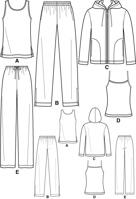 NL 6142 sweats; unisex Unisex Activewear, Guys Outfits, Stylish Scrubs, New Look Patterns, Sewing Essentials, Fashion Templates, Mens Loungewear, Miss Dress, Pattern Library