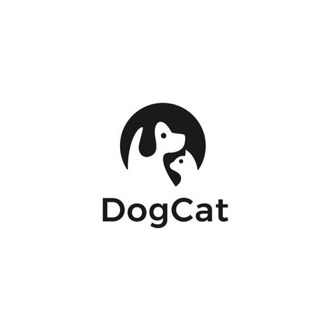 Dog Cat Logo, Dog And Cat Logo, Smile Symbol, Paw Cartoon, Cat Logo Design, Baby Background, Dog Logo Design, Pet Logo, Pet Paradise