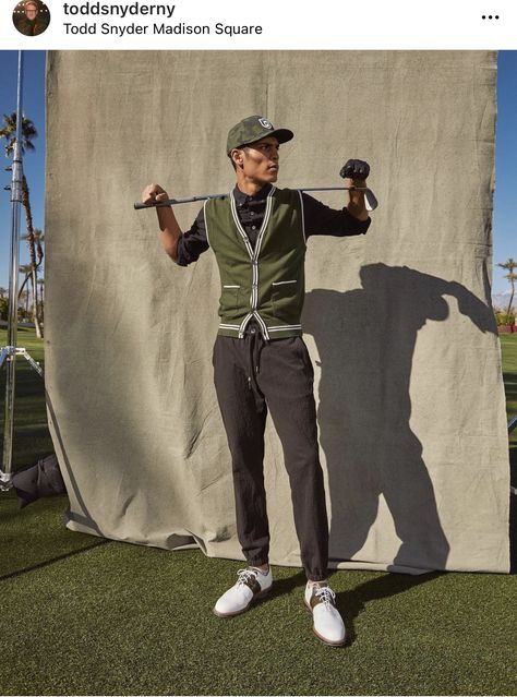 Golf Pose Reference, Golf Shoot, Golf Photoshoot, Men's Poses, Golf Uniform, Golf Pics, 2024 Lifestyle, Eastside Golf, Model Shots