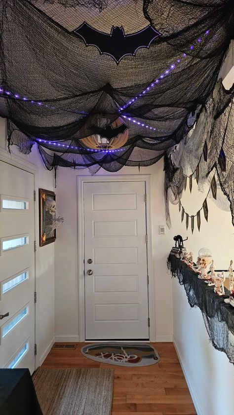 Gothic Decor Bedroom, Gothic Room, Gothic Decor, Decor Bedroom, Bedroom Decor, Room Decor, Ceiling, Bedroom, Halloween