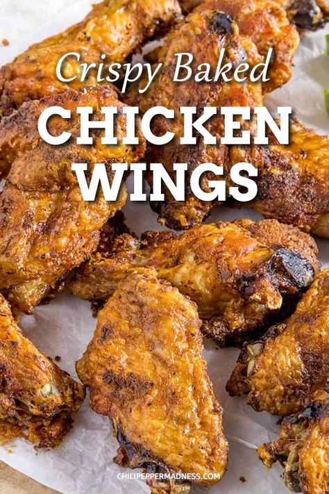 Crispy Party Wings In Oven, Roast Chicken Wings In Oven, Oven Roasted Chicken Wings Crispy, Chicken Wings In Oven Recipes, Party Wings In Oven, Chicken Wings In The Oven Crispy, Chicken Wings In The Oven, Oven Chicken Wings, Wings Recipe Baked