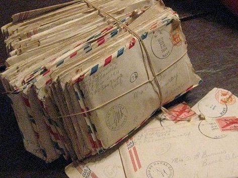 Old Letters, To My Husband, Handwritten Letters, Old Love, Vintage Lettering, Writing Styles, Happy Mail, Mail Art, Letter Writing