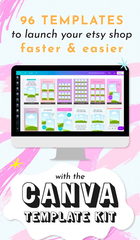 Etsy Page Design, Canva Printables, Etsy Templates, Planners Printables, Printables Planner, Design Learning, Canva Tutorials, Etsy Planner, Canva Tips