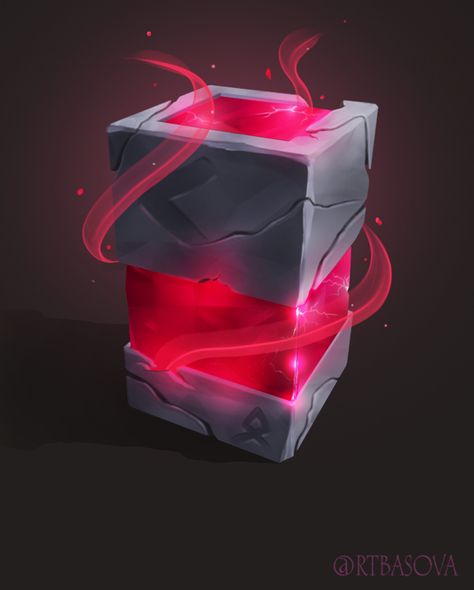 ArtStation - Magic Boxes, Julia Basova Magic Cube Fantasy Art, Magical Box Art, Magic Box Illustration, Magic Charms, Gift Wrapping Inspiration, Magical Stones, Architecture Concept Drawings, Magic Box, Game Concept Art