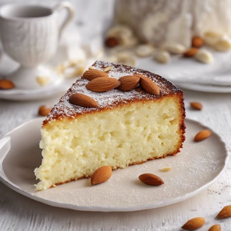 GRANDMA'S ITALIAN RICOTTA & ALMOND CAKE - Cooking Italians Ricotta Almond Cake, Ricotta Dessert, Ricotta Cake Recipes, Almond Ricotta, Cakes Easy, Italian Cakes, Cake Cooking, Ricotta Cake, Italian Cake