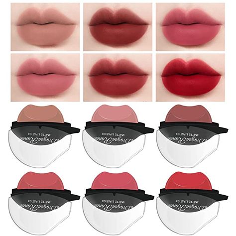 Amazon.com : Ownest 6 Colors Matte Lipstick Set,Lazy Lipstick for Women,Waterproof Long Lasting Matte Velvet Lipstick Lipstick Makeup Cosmetics-Set A : Beauty & Personal Care Lazy Lipstick, Uneven Eyes, Long Lasting Matte Lipstick, Matte Lipstick Set, Cosmetic Sets, Velvet Lipstick, Lip Shapes, Moisturizing Lipstick, Lipstick Set