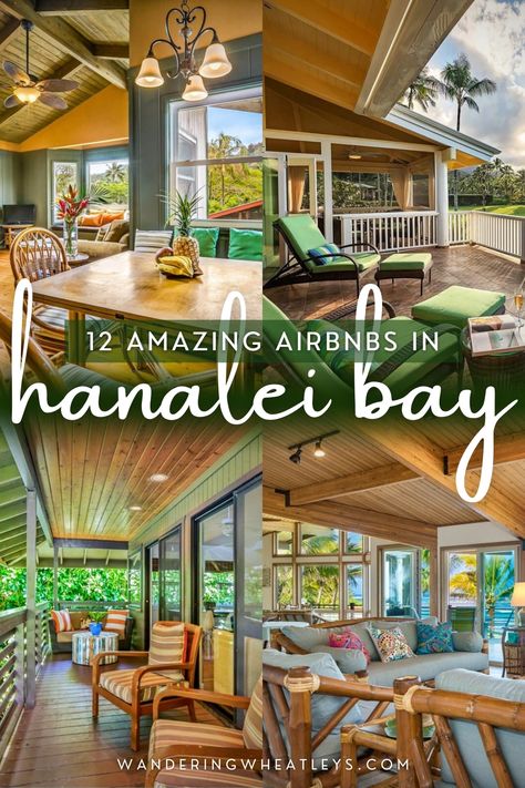 Are you looking for fabulous places to stay in Hanalei Bay, Kauai, Hawaii? Here are 12 amazing Airbnbs in Hanalei Bay + the top things to do in Hanalei Bay during your Kauai vacation! I where to stay in Kauai I accommodation in Kauai I Kauai accommodation I Airbnbs in Hawaii I accommodation in Hawaii I where to stay in Hawaii I places to stay in Kauai I Hawaii Airbnbs I USA travel I places to stay in Hawaii I things to do in Kauai I things to do in Hawaii I Kauai Airbnbs I #Hawaii #Kauai Hanalei Bay Kauai, Kauai Hotels, Hanalei Kauai, Things To Do In Kauai, Things To Do In Hawaii, Kauai Travel, Oahu Vacation, Hawaii Kauai, Kauai Vacation