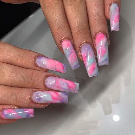 Ty Dye Nails, Pink Tye Dye Nails, Black Tie Dye Nails, Tye Dye Nail Designs, The Dye Nails, Tye Dye Patterns Diy, Tye Dye Nails, Toes Ideas, Girly Nails