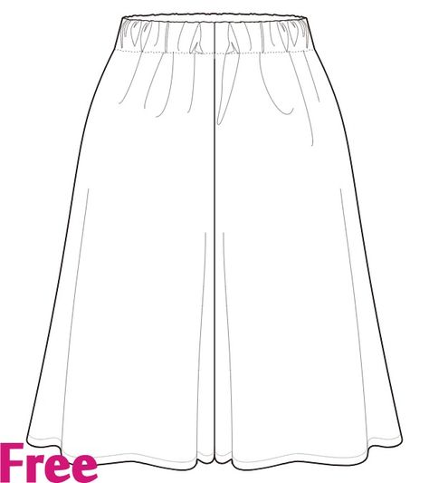 Culotte skirt 3 Sewing Patterns | DRCOS Patterns & How To Make Culottes Sewing Pattern, Drcos Patterns, Culotte Skirt, Pants Pattern Free, Japanese Sewing Patterns, Lady L, Japanese Sewing, Culotte Pants, Lady M