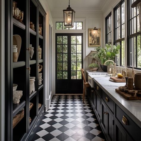 Moody Butlers Pantry, Farmhouse Sink Ideas, Farmhouse Exterior Ideas, Sink Ideas, Rustic Bedroom Decor, Modern Farmhouse Exterior, Exterior Ideas, Butler's Pantry, Kitchen Inspiration Design