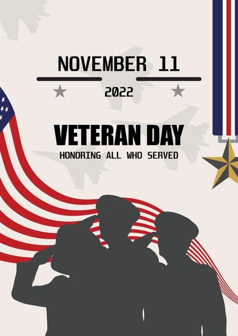 Poster of Veteran day in United Stated America Independents Day, Veteran Day, Veteran's Day, States In America, Veterans Day, United States, Clip Art