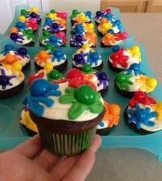 paintball party favors | paintball party ideas - Google Search Paintball Cupcakes, Paintball Cake, Paintball Birthday Party, Paintball Birthday, Paintball Party, Artist Party, Laser Tag Party, Art Cakes, Pinterest Cake