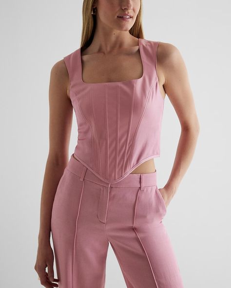 Discover great products at the best prices at Dealmoon. Express Faux Leather Linen-blend Square Neck Corset Tank. Price:$88.00 at Express Leather Corset Top, Neck Corset, Denim Corset Top, Portofino Shirt, Denim Corset, Bodysuit Top, Knit Jumpsuit, Bow Detail Dress, Scoop Neck Tank Top