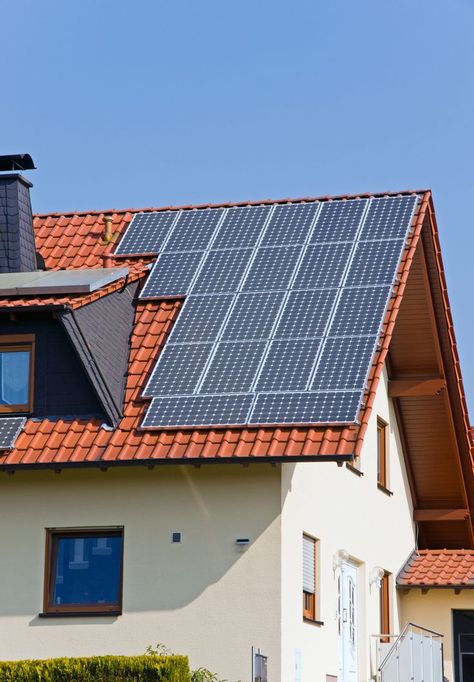 In this article, we’ll go over how much the best solar panels can increase the value of your home, as well as how that increased value affects property taxes and whether buyers are really looking for homes with solar energy systems. Solar Panel Roof Design, Increase Home Value, Solar Energy Projects, Solar Panels Roof, House Roof Design, Solar Module, House Restoration, Solar Panels For Home, Solar Roof