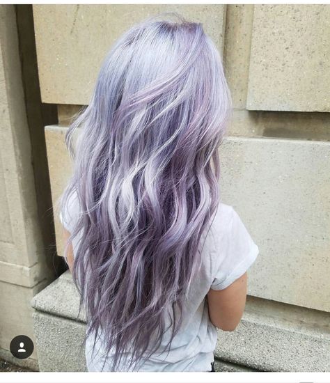 Lavender Grey Hair, Silver Purple Hair, Purple Blonde Hair, Purple Grey Hair, Purple Hair Highlights, Maroon Hair, Purple Ombre Hair, Icy Blonde Hair, Colourful Hair