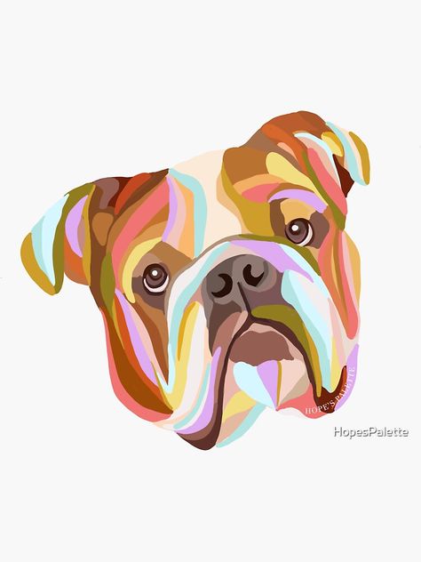 English Bulldog Drawing Easy, English Bulldog Tattoo, English Bulldog Drawing, Cute English Bulldog Drawing, Bulldog Painting Easy, White English Bulldog, Bulldog Painting, English Bulldog Line Art, Bulldog Watercolor