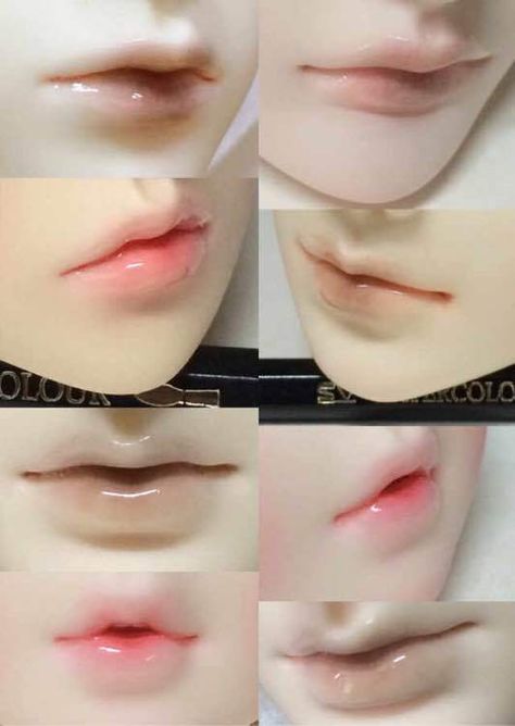 Tutorials Art, Lips Art, Mouth Drawing, Sketches Art, Lips Drawing, Digital Painting Tutorials, Poses References, Painting Tutorials, Lip Art