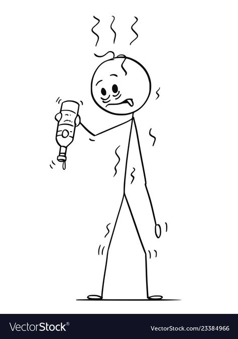 High Person Drawing, Drinking Alcohol Drawing, Thirsty Drawing, Alcohol Drawing Bottle, Drinking Drawing Alcoholic, Stick Person Drawing, Alcohol Bottle Drawing, Alcohol Cartoon, Alcohol Sketch