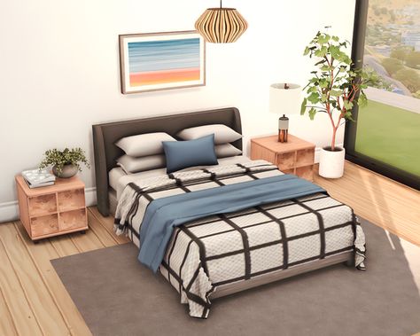 Sims Bedroom Patreon, Sims 4 Mm Cc Bedroom, Apartment Mods Sims 4, Sims 4 One Bedroom Apartment, Sims 4 Quilt Cc, Sims 4 Bed Cc Maxis Match Patreon, Sims 4 Cc Living Room Table, Sims 4 Cc Furniture Sets Bedroom, Build Cc Maxis Match