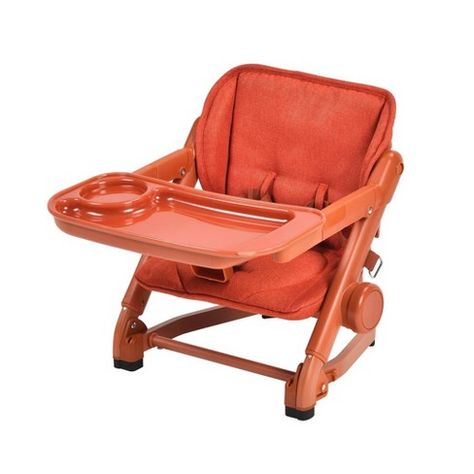 Unilove Feed Me Booster Chair - Pumpkin Orange Baby Booster Seat, Booster Chair, Transitional Chair, Portable High Chairs, Toddler Chair, Safety Harness, Baby Chair, Booster Seat, Baby Seat