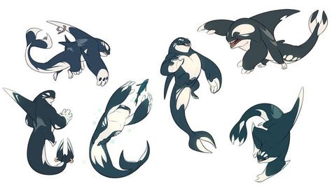 Whale Shark Character Design, Shark Creature Design, Dolphin Fursona, Orca Characters, Octopus Fursona, Orca Oc Human, Orca Characters Design, Orca Humanoid, Dolphin Character Design