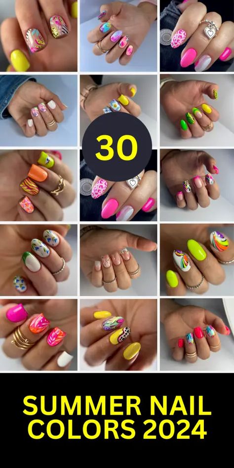 Trendy Summer Nails 2024 Almond Short, Summer Nail Colors 2024 Gel, Summer Dip Nails 2024, Summer Nail Colors 2024, Dip Designs, Summertime Nails, Dip Ideas, Bright Summer Nails Designs, Summer Nail Colors