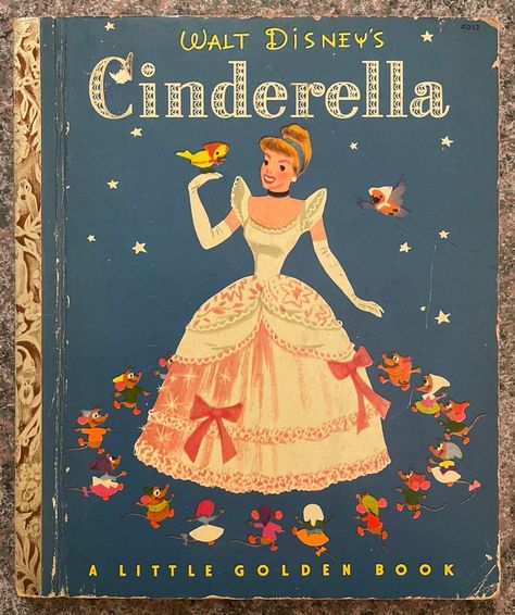 Vintage Walt Disney’s Cinderella A Little Golden Book #D13 Price:$6.79 Walt Disney Studio, Walt Disney Cinderella, Cinderella 1950, Golden Books, Childhood Books, Golden Book, Walt Disney Studios, Little Golden Books, Saint Charles