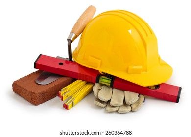 Masonry Tools, Construction Tools, Civil Engineering, Hard Hat, Design Elements, Photo Editing, Photo Image, Tools, Stock Photos