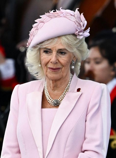 Royal Pearls of Remembrance for Queen Camilla and Princess Anne in Portsmouth and Normandy Camilla Queen, Royal Monarchy, Royal British Legion, Camilla Duchess Of Cornwall, The British Royal Family, Queen Consort, The Bling Ring, Queen Camilla, Camilla Parker Bowles