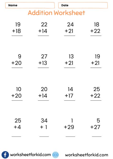 Addition Worksheet PDF Free Printable. Free Printable Addition Worksheets, Basic Addition Worksheets Kindergarten, Simple Addition Worksheets Free, Mathematics Addition Worksheet, Pictorial Addition Worksheet, Math Operations, Addition Worksheets, Simple Math, 1st Grade Worksheets