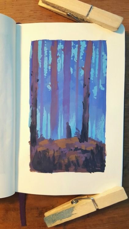 Caleografia Gouache, Stylized Acrylic Painting, Quache Paintings, Gouche Paint Ideas, Michael Relth, Gouache Art Inspiration, Cool Sketchbook Pages, Guache Art Gouache Painting, Guache Illustration