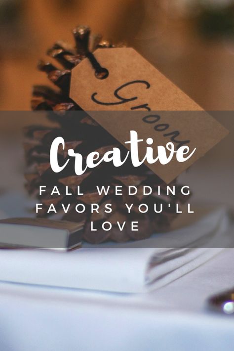 Creative Fall Wedding Favors You'll Love Wedding Shower Gift Ideas, Gift Ideas For Guests, Fall Favors, Thank You Ideas, Fall Wedding Favors, Key Bottle Opener, Shower Gift Ideas, Event Favors, Best Wedding Favors