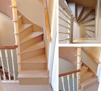 Loft Stairs Space Saving, Loft Stairs Ideas, Loft Conversion Stairs, Loft Conversion Bedroom, Space Saving Staircase, Loft Staircase, Attic Staircase, Tiny House Stairs, Spiral Staircases